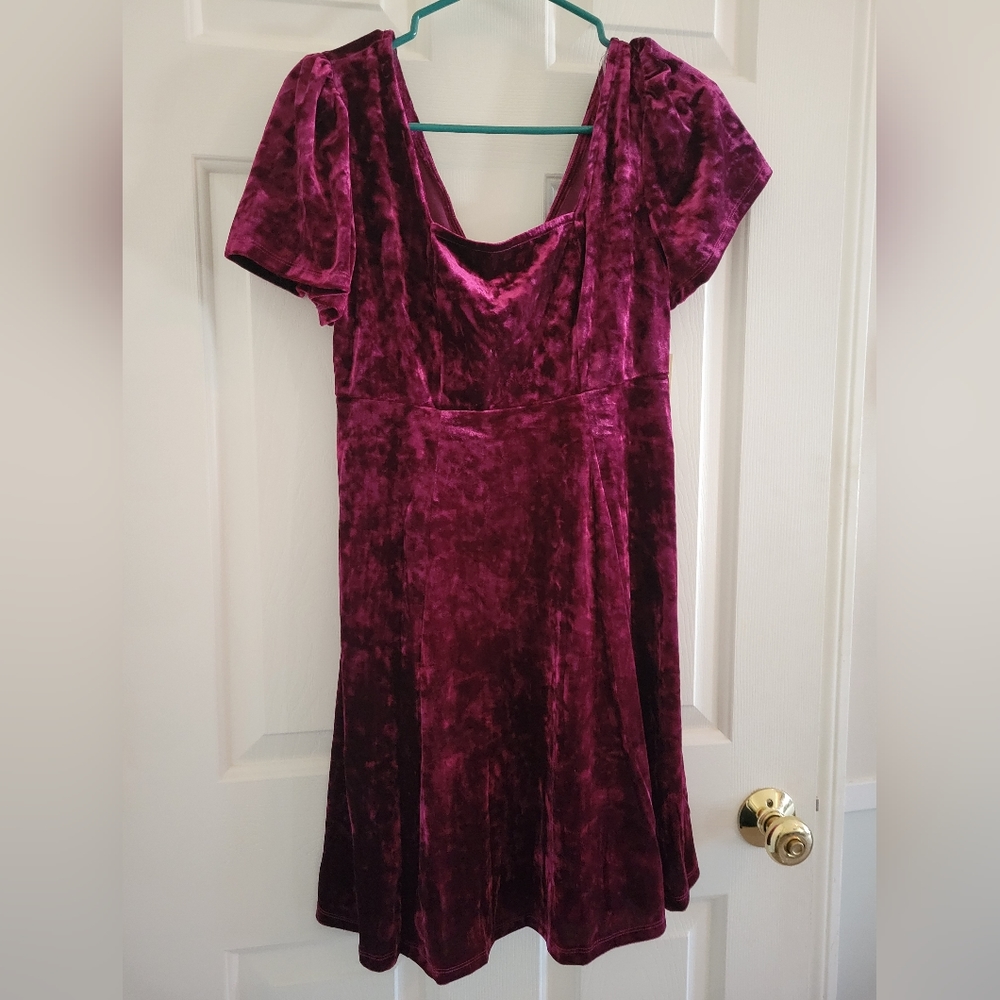 Red Velvet Dress